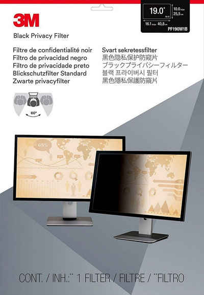 3M Schutzfolie PF19.0W Blickschutzfilter Standard für Desktop 48,3 cm (19 Zoll)