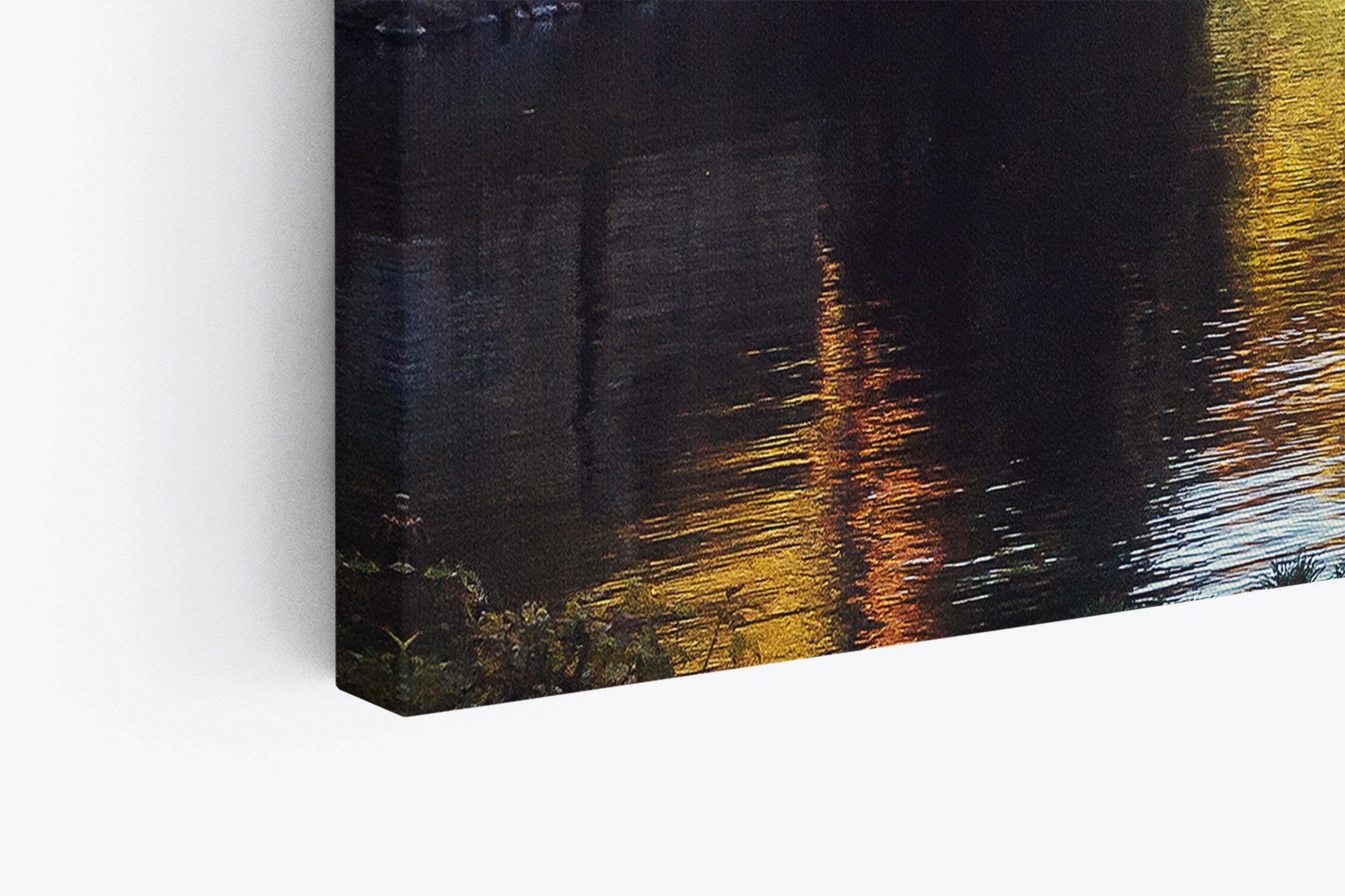 möbel-direkt.de Leinwandbild Schweiz Alpen See Berge Natur Sonnenschein Bergsee