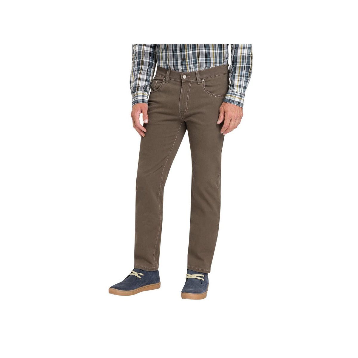 Pioneer taupe Authentic Stoffhose Jeans (1-tlg)