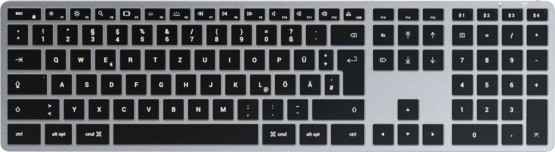 Satechi Slim X3 Bluetooth Keyboard-DE (German) Tastatur