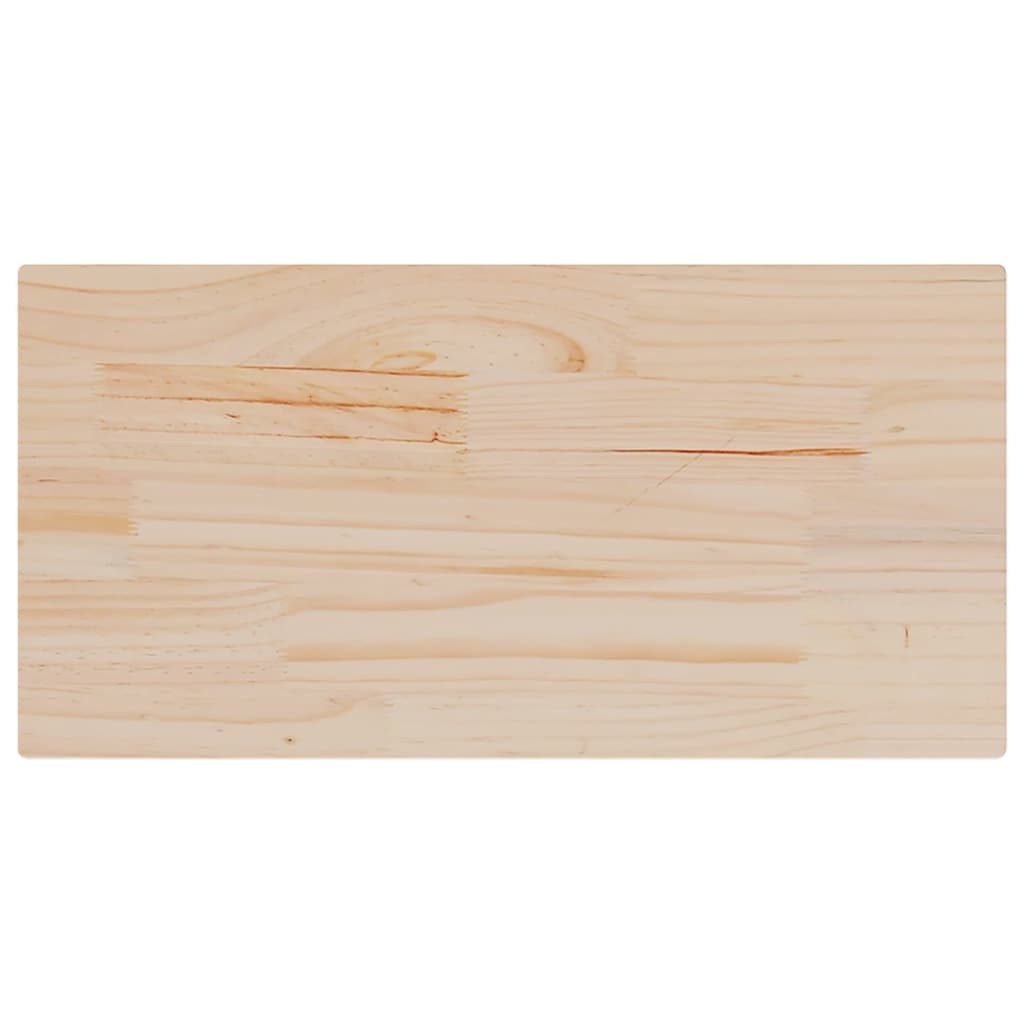 vidaXL Tischplatte Tischplatten 2 Stk. 90x45x2,5 cm Rechteckig Massivholz Kiefer (2 St)