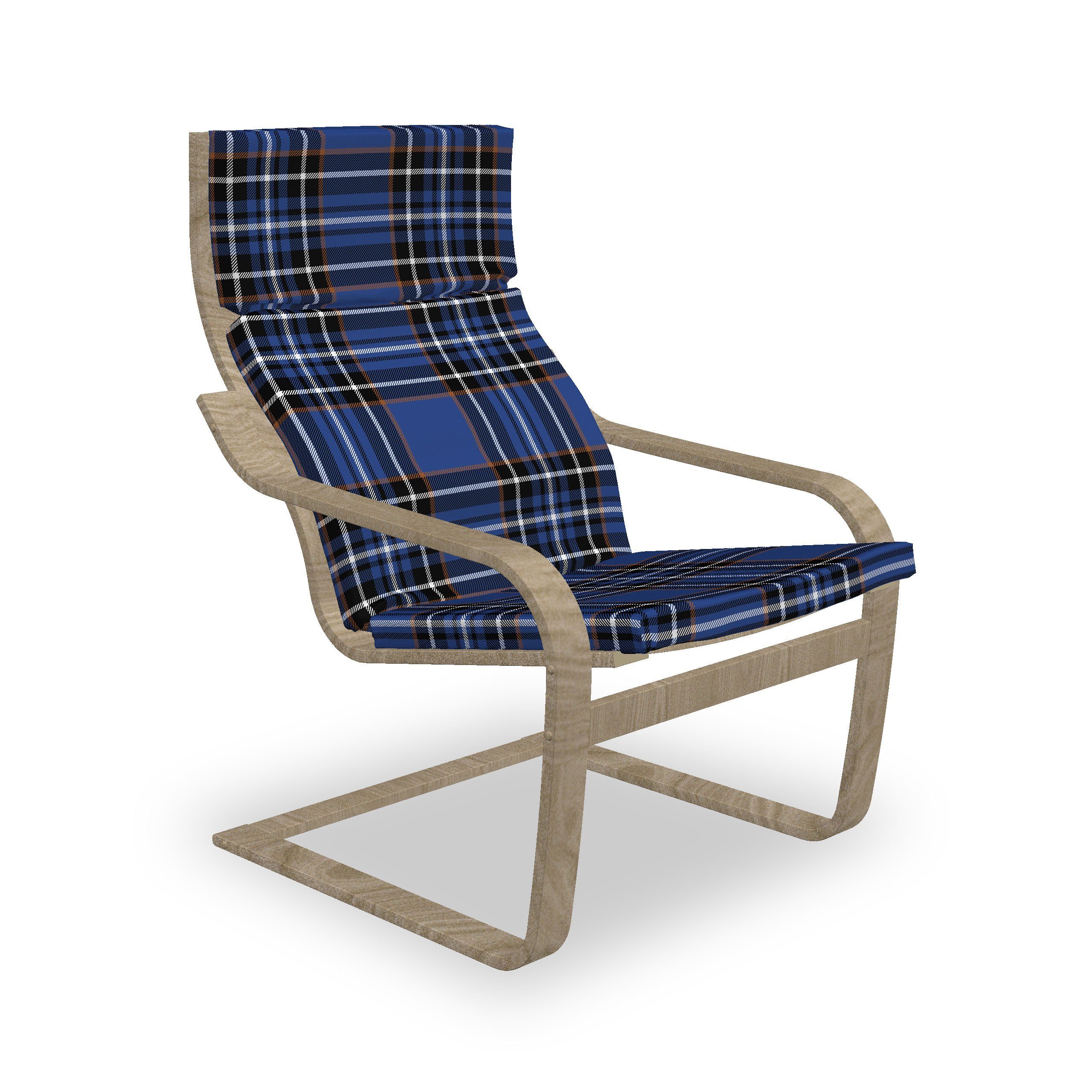 Abakuhaus Stuhlkissen Sitzkissen mit Stuhlkissen mit Hakenschlaufe und Reißverschluss, Plaid Aufwändige Vivid Scottish