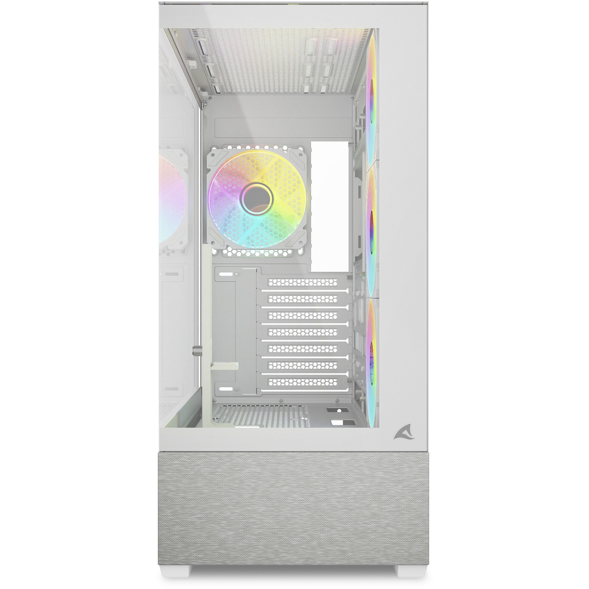 Sharkoon PC-Gehäuse Sharkoon AK7 ARGB, Tower-Gehäuse, (Tempered Glass