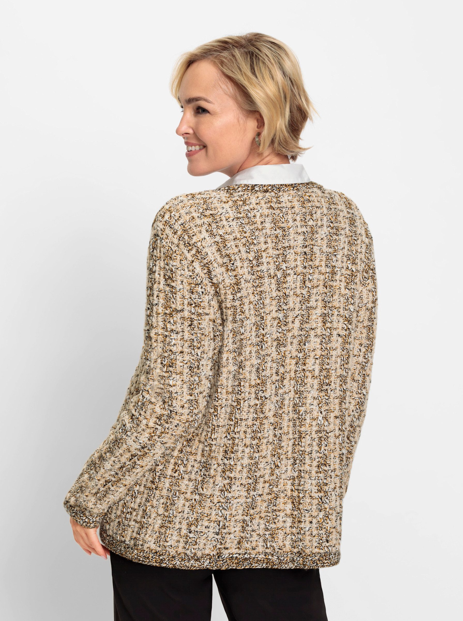 Witt Strickjacke Strickjacke Langarm Struktur günstig online kaufen