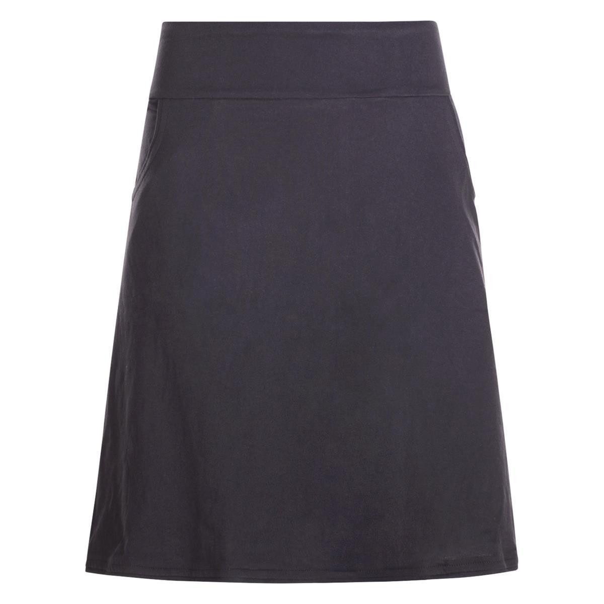 Vishes Jerseyrock Rock Damen Knielang Bio Baumwolle Breiter Bund Jersey Röc günstig online kaufen