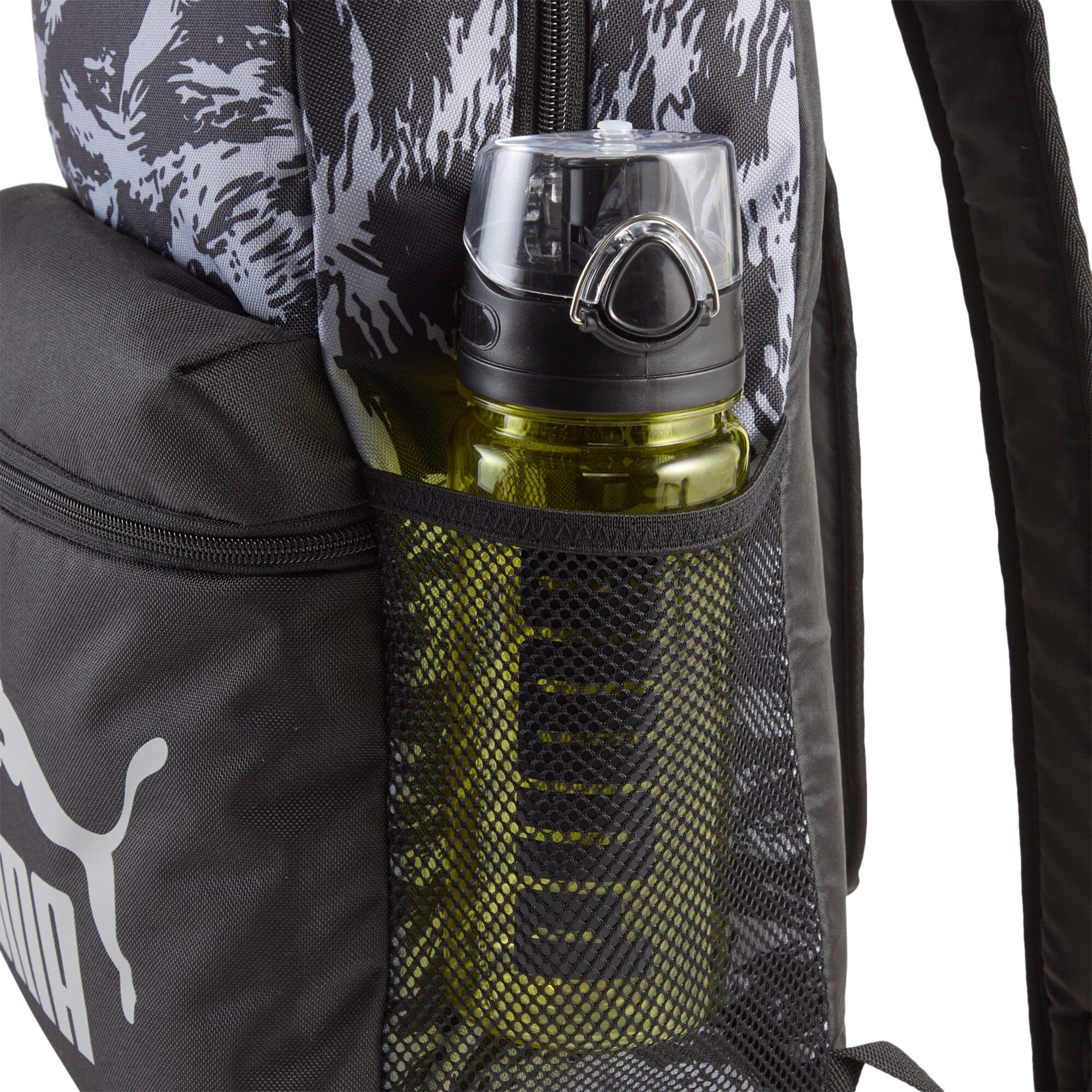 PUMA Rucksack PHASE AOP BACKPACK, mit geräumigem Hauptfach, mit vorderer Reißverschlusstasche