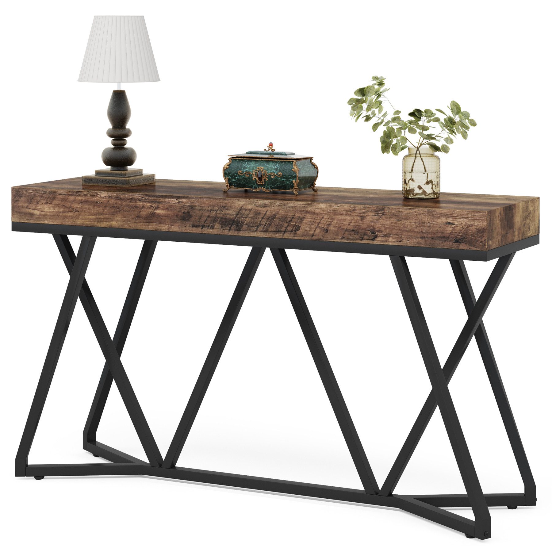 Tribesigns Konsolentisch 140cm Konsolentisch, Holz-Eingangstisch mit günstig online kaufen