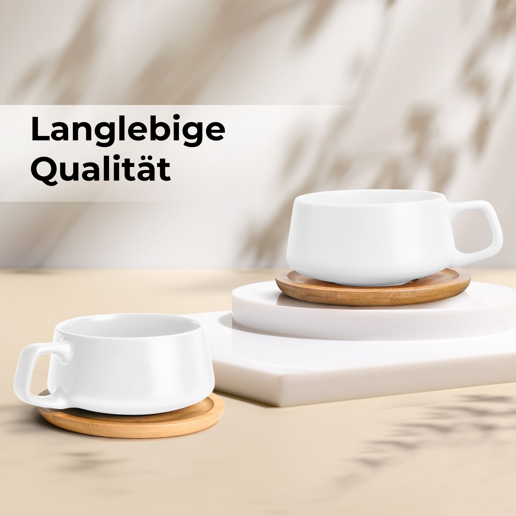 MiaMio Cappuccinotasse Cappuccino Cups (Luxe Collection)