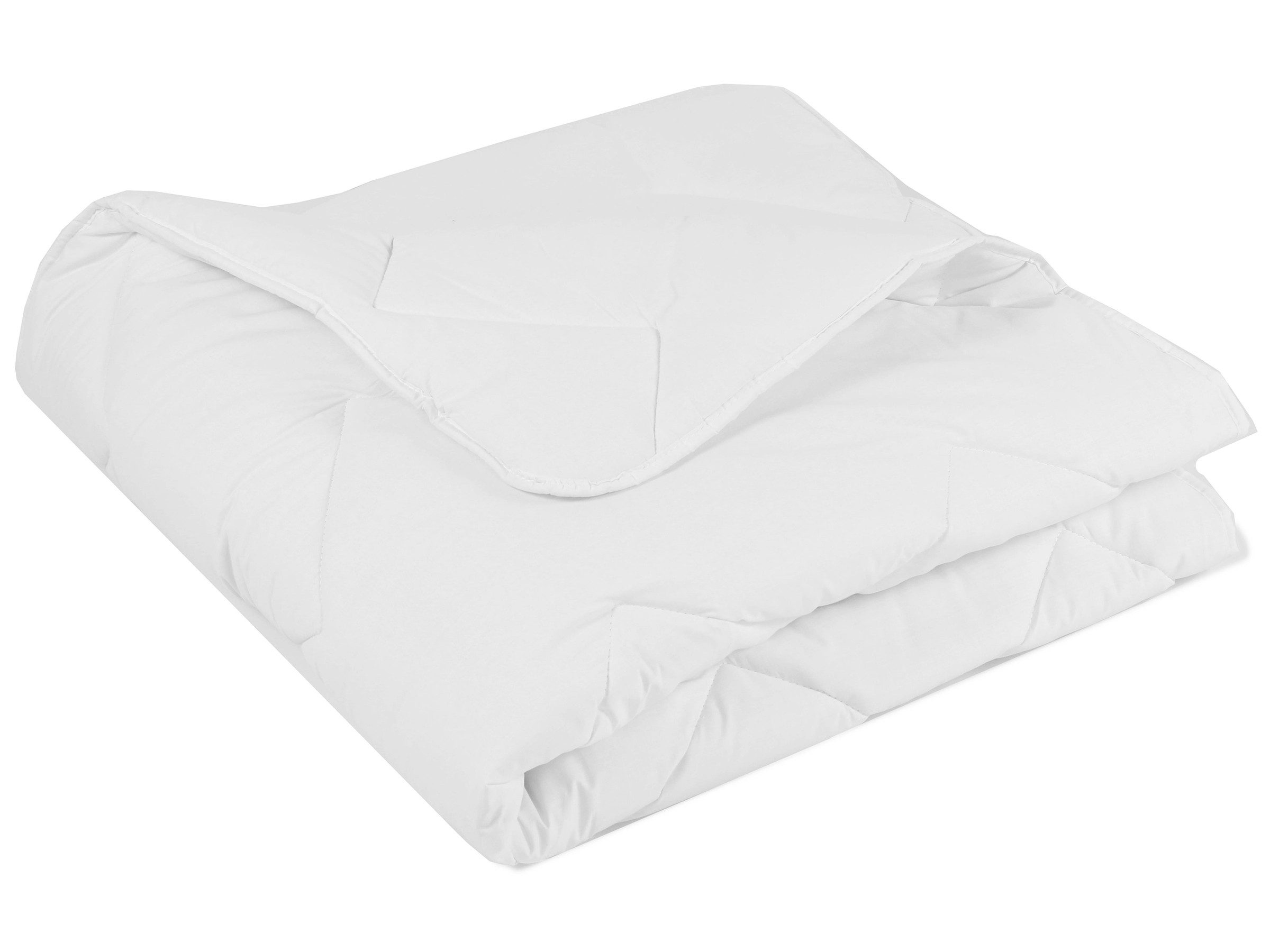 ZOLLNER Microfaserbettdecke, Bezug 50 Polyester 50 Baumwolle, 135 x 200 cm, 100 Polyester