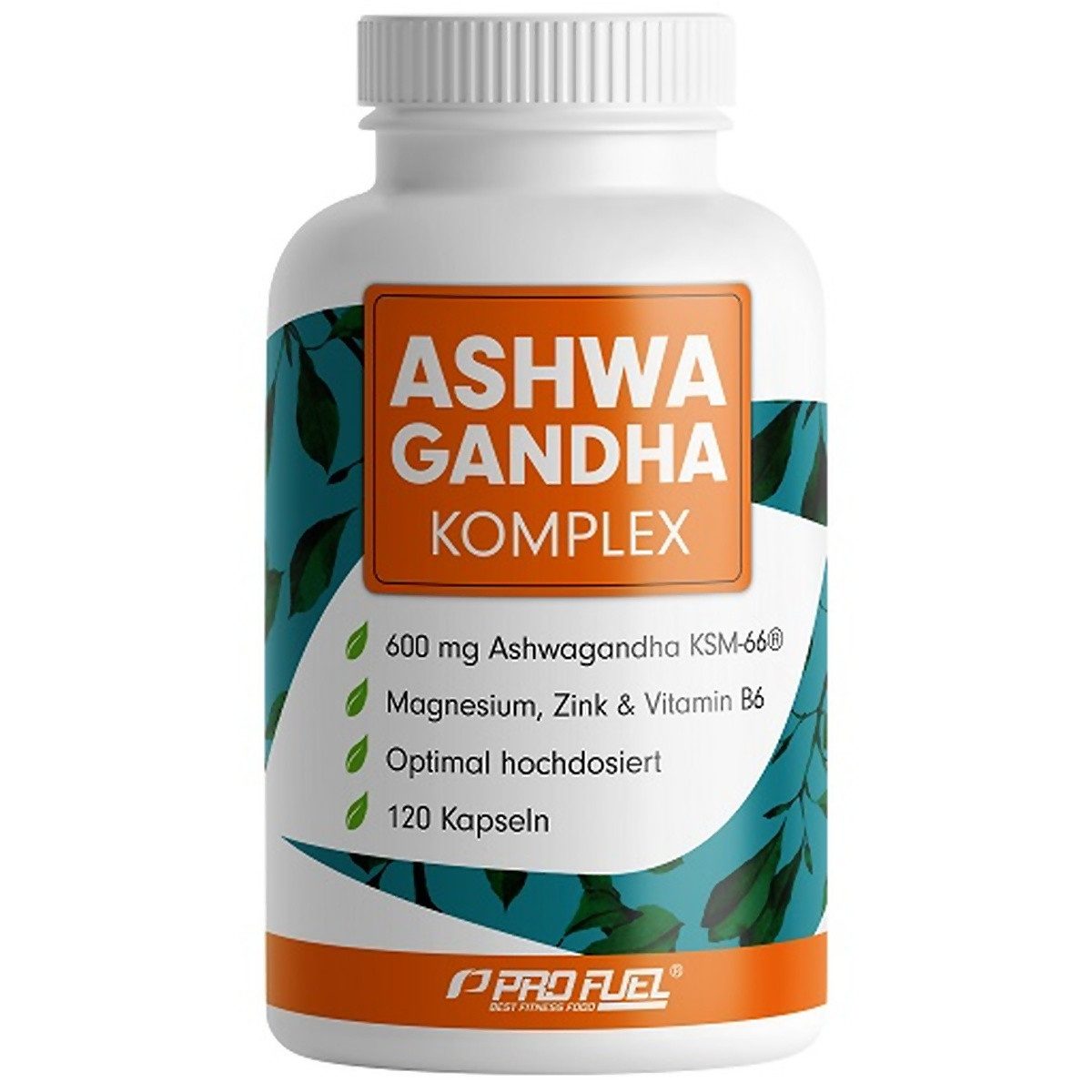 ProFuel Ashwagandha Komplex KSM-66 (120 Kapseln) Kapseln, 77 g