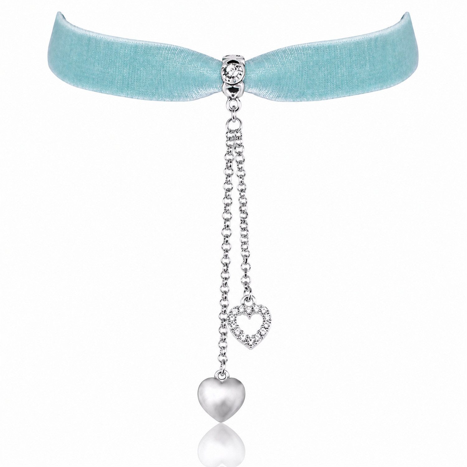 LUISIA® Kette mit Anhänger Samt Kropfband 'Mattea' Kristal von Swarovski® 482