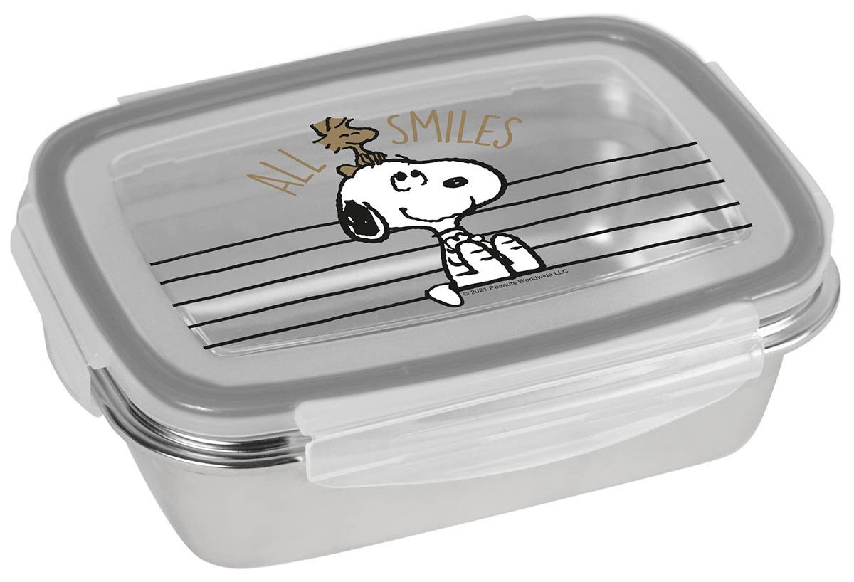 Edelstahl Geda Edelstahl, Smiles Peanuts Labels GmbH Lunchbox All 850ml Brotdose