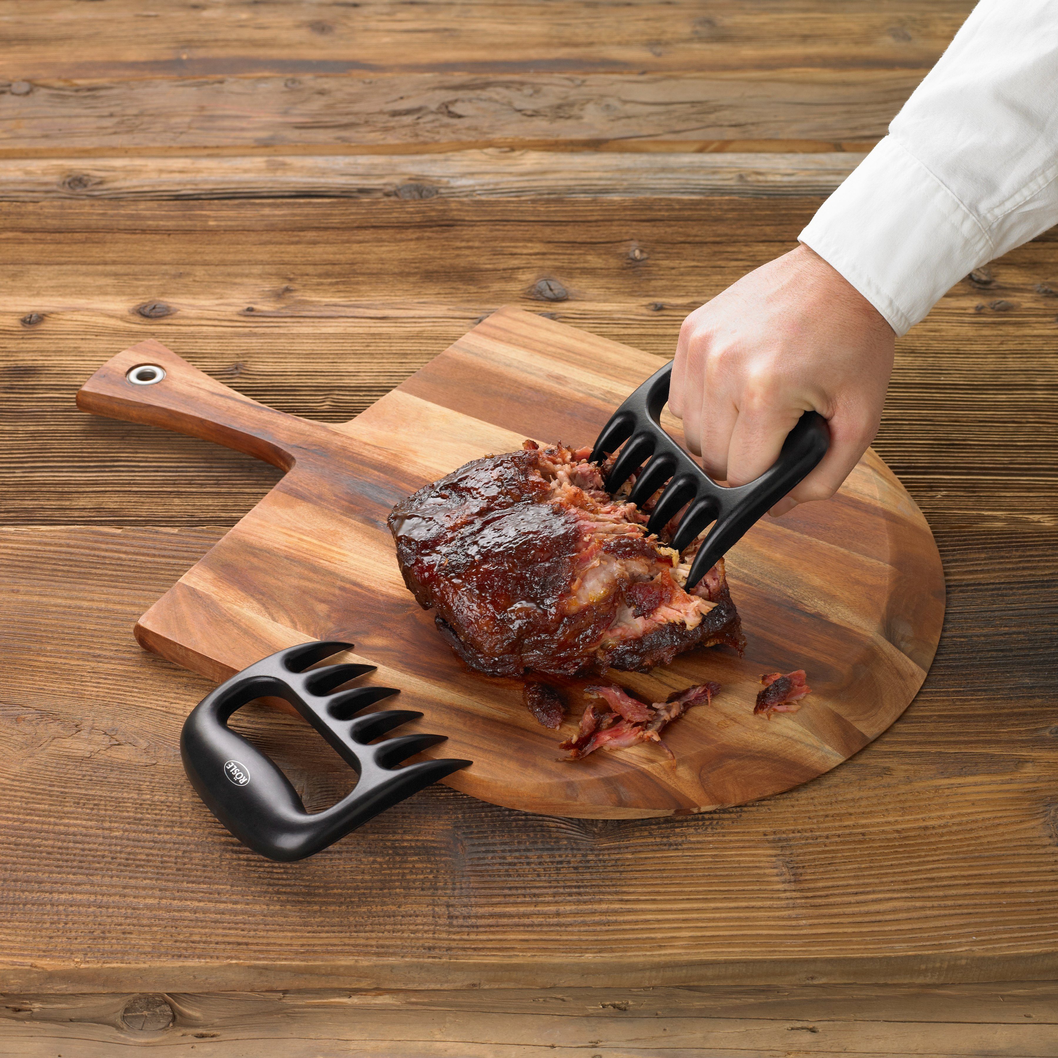 RÖSLE Fleischgabel Pulled-Pork, 25088, zum Zerteilen von gegartem Fleisch, 2-tlg., Polycarbonat