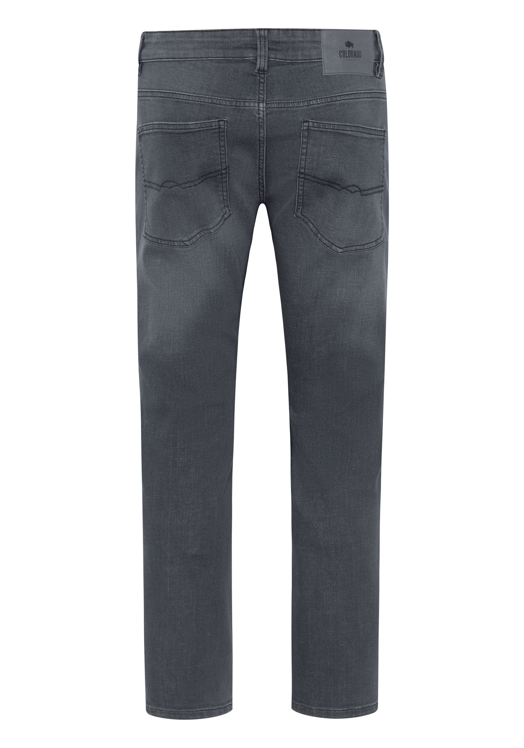 Stretch-Komfort Slim-fit-Jeans COLORADO mit DENIM im Used-Design