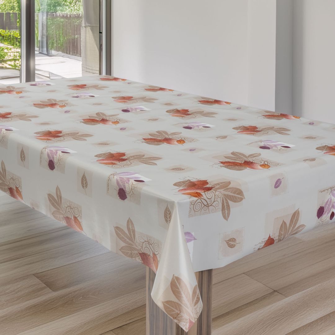 laro Tischdecke Wachstuchtischdecke Herbst Mix PVC Eckig – Bild 4 von 5