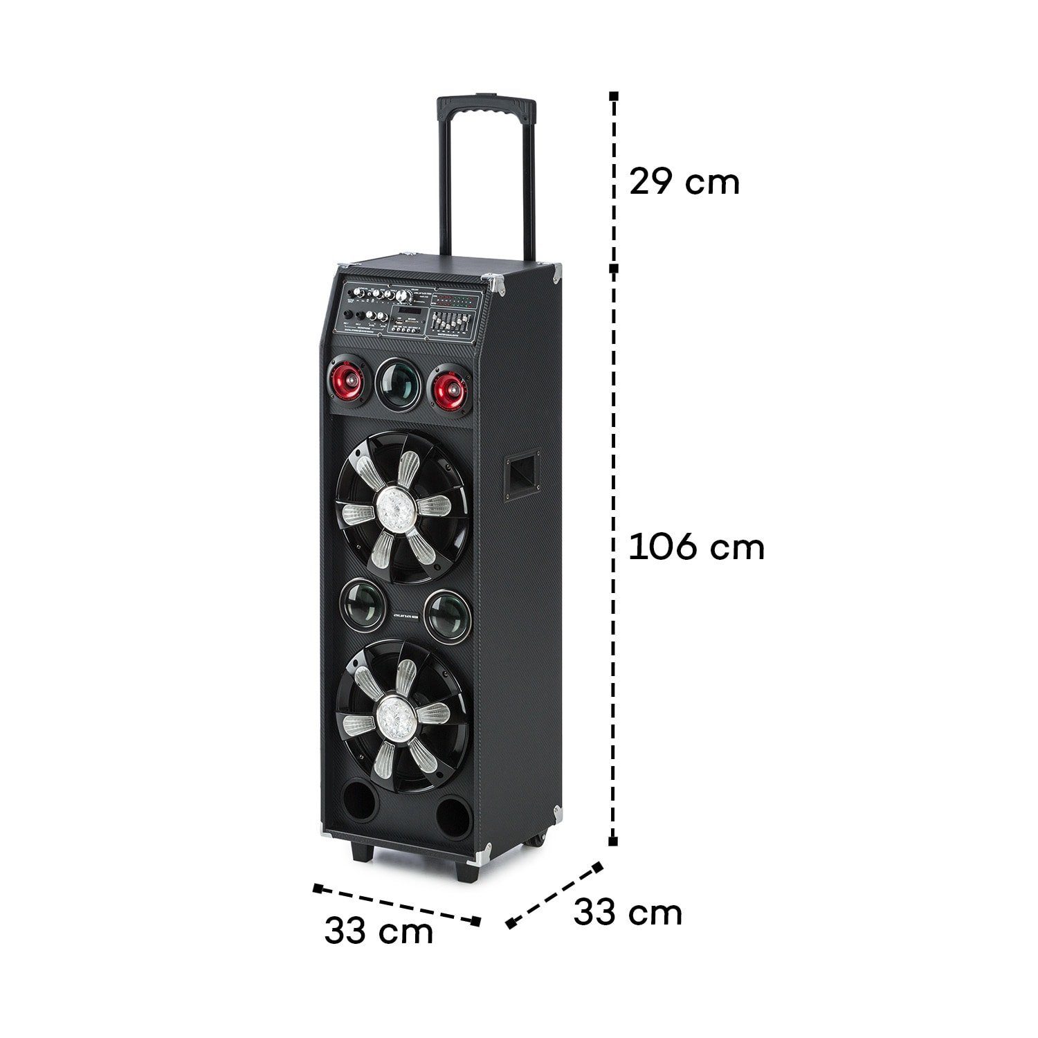 (100 W) Box 2100 DisGo Auna Portable-Lautsprecher
