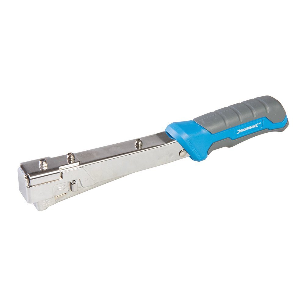 Silverline Hammertacker Robuster Hammertacker für 6-10 mm Heftklammern