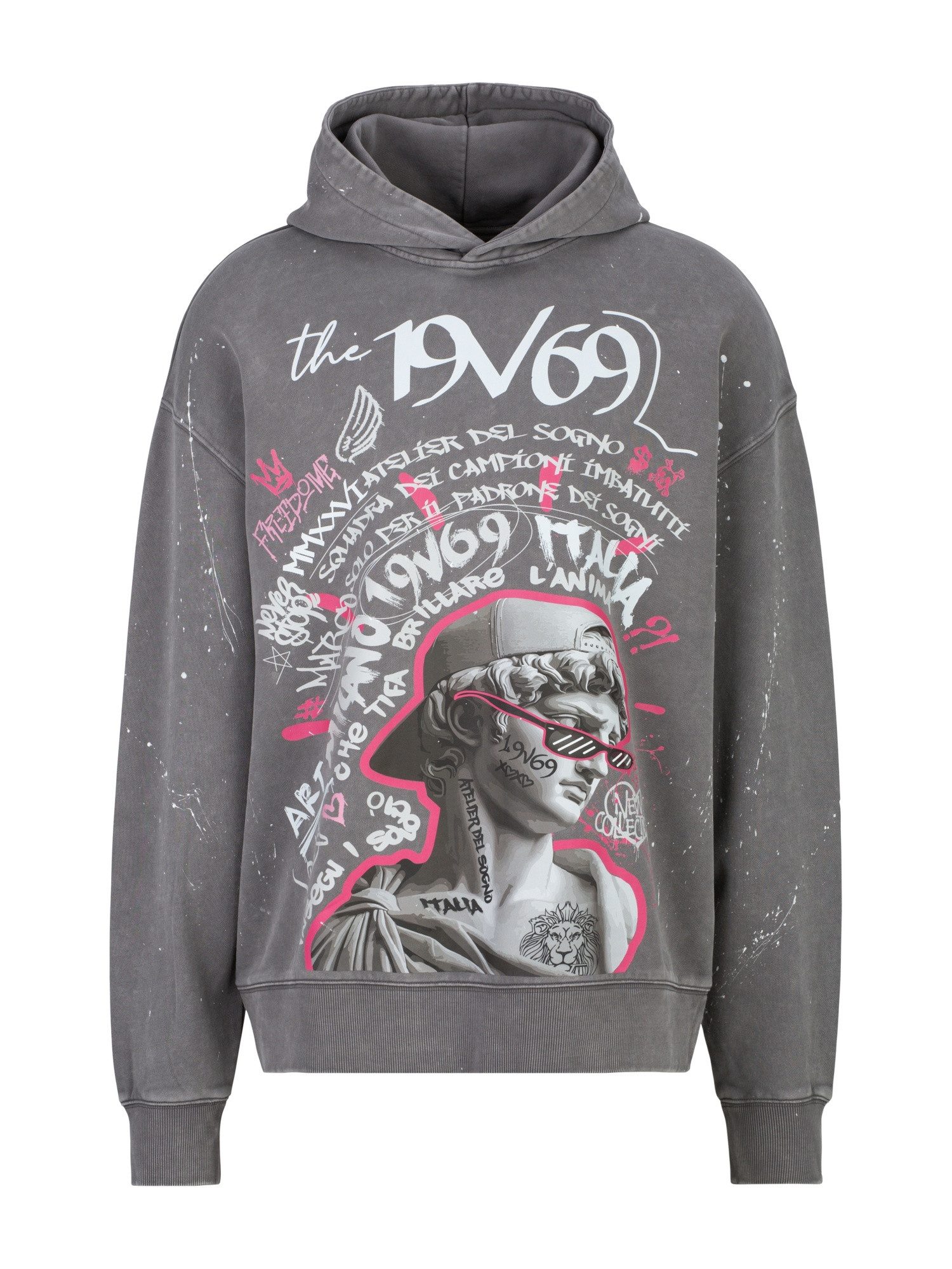 19V69 ITALIA Hoodie Quentino Graffiti