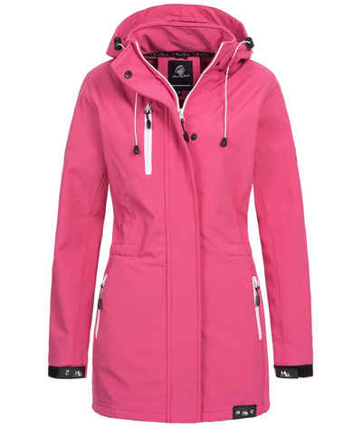 Rock Creek Softshelljacke Damen Softshellmantel Wanderjacke D-423