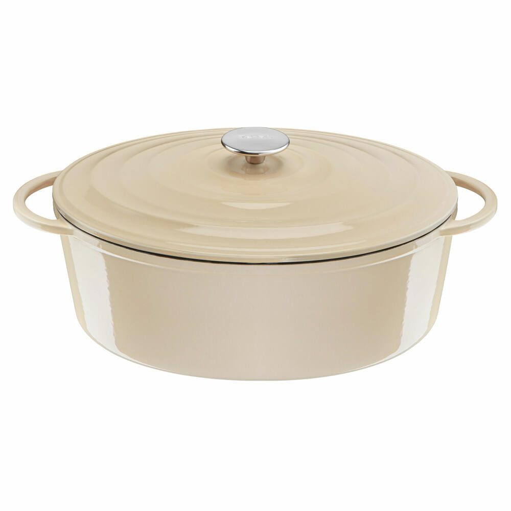 Tefal Bräter Lov Beige 34 cm, Gusseisen
