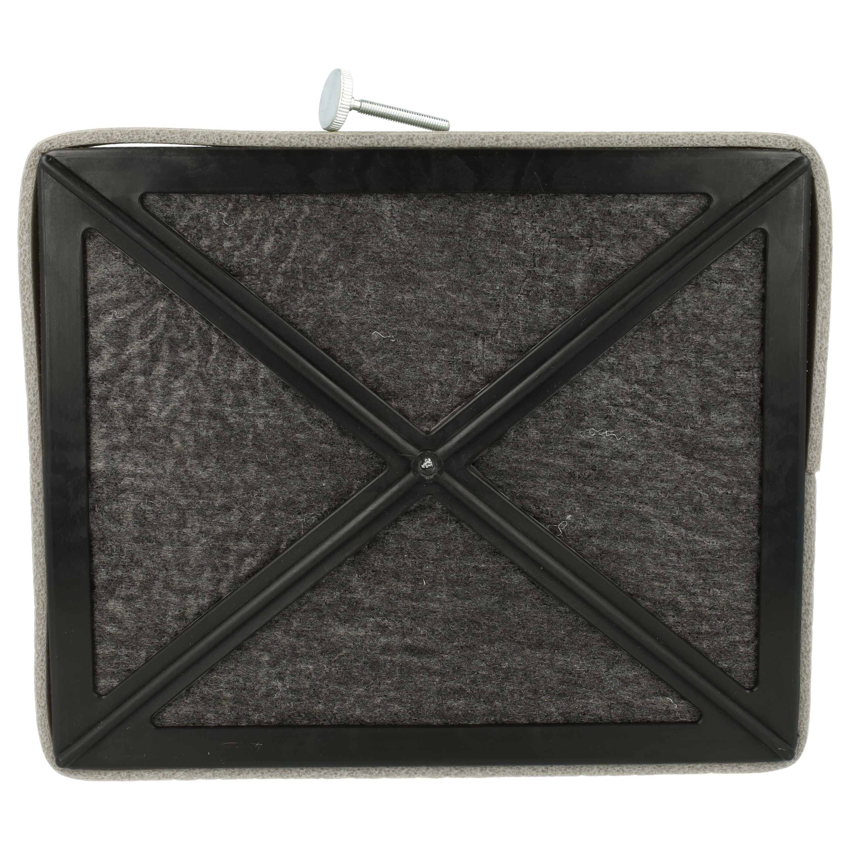 vhbw Aktivkohlefilter passend für Miele DA371, DA372, DA60-1, DA68, DA71, DA72/1, DA73, Zubehör für Miele DA371 DA372 DA60-1 DA68 DA71 DA72/1 DA73 DA76/1 DA78 DA82