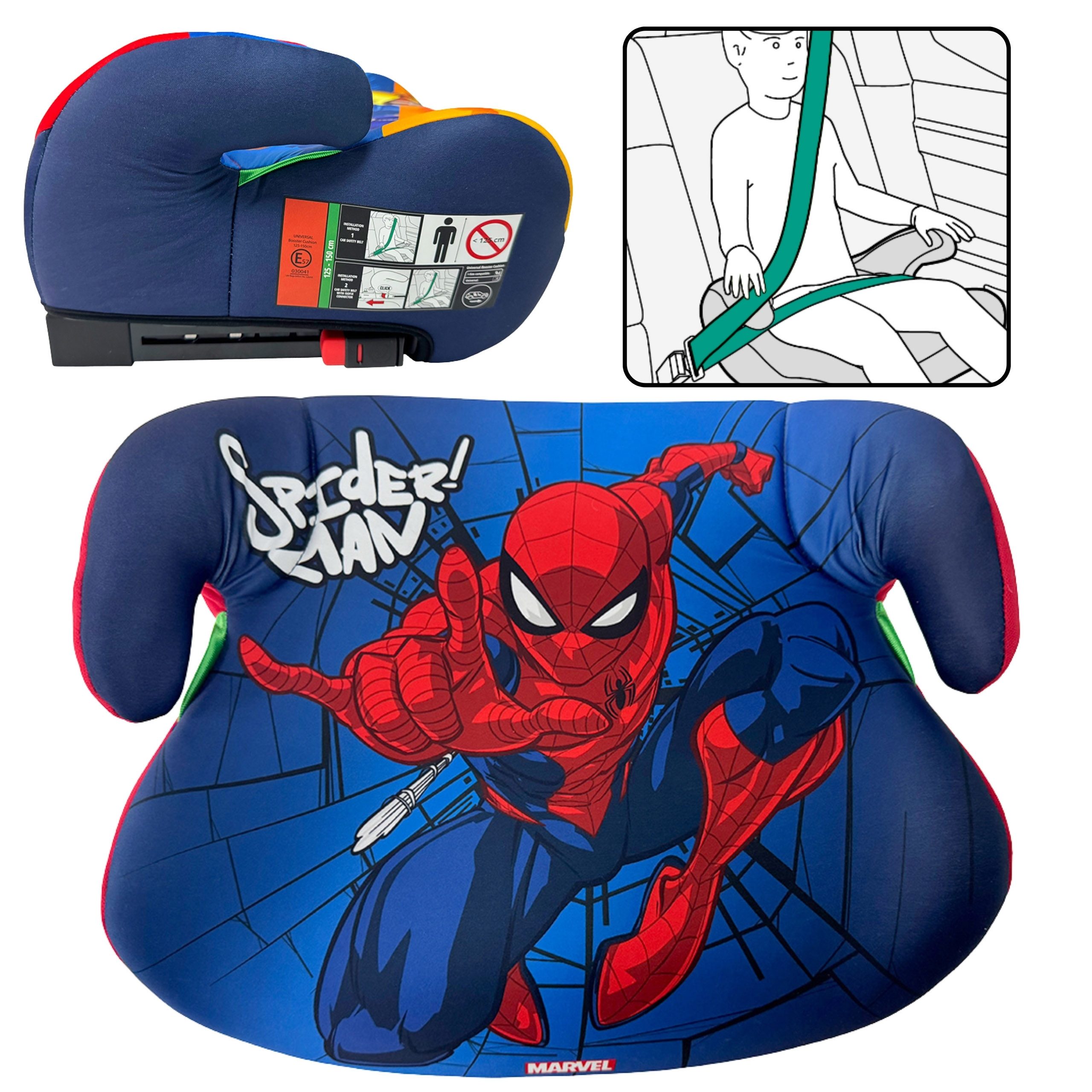 Autokindersitz MARVEL Spider-Man ISOFIX Autositz für Jungen 22–36 kg