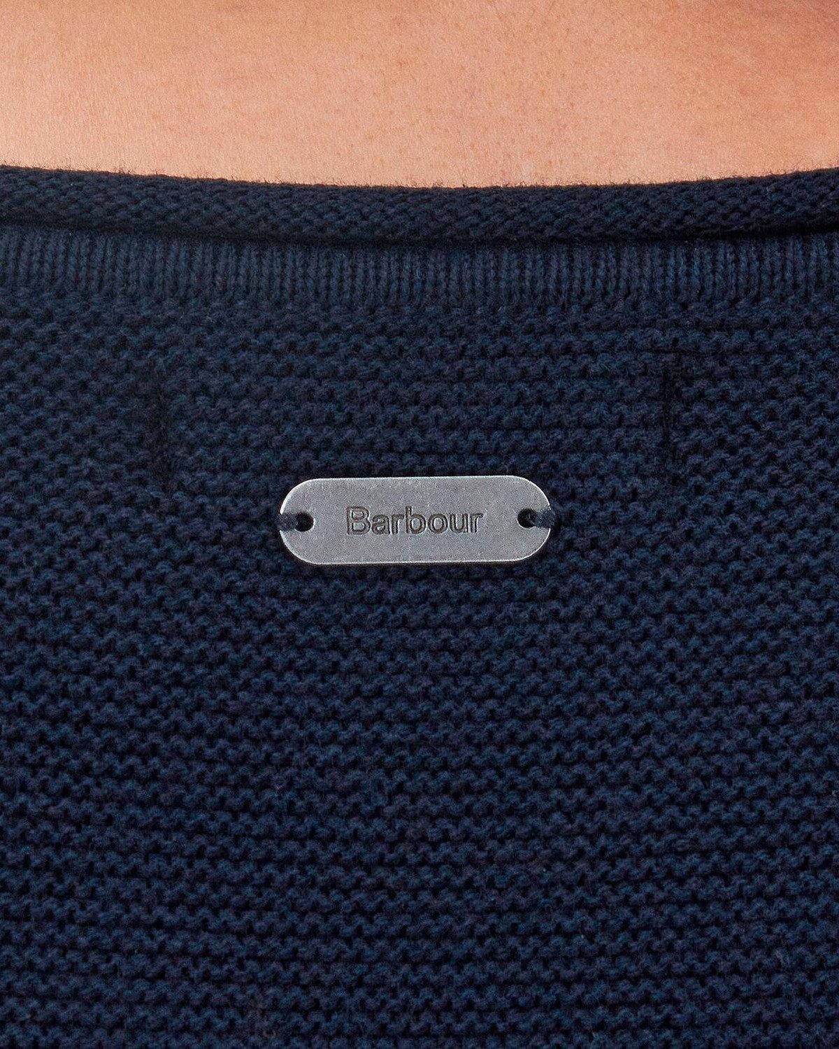 Barbour Strickpullover Pullover Marine Knitted Jumper