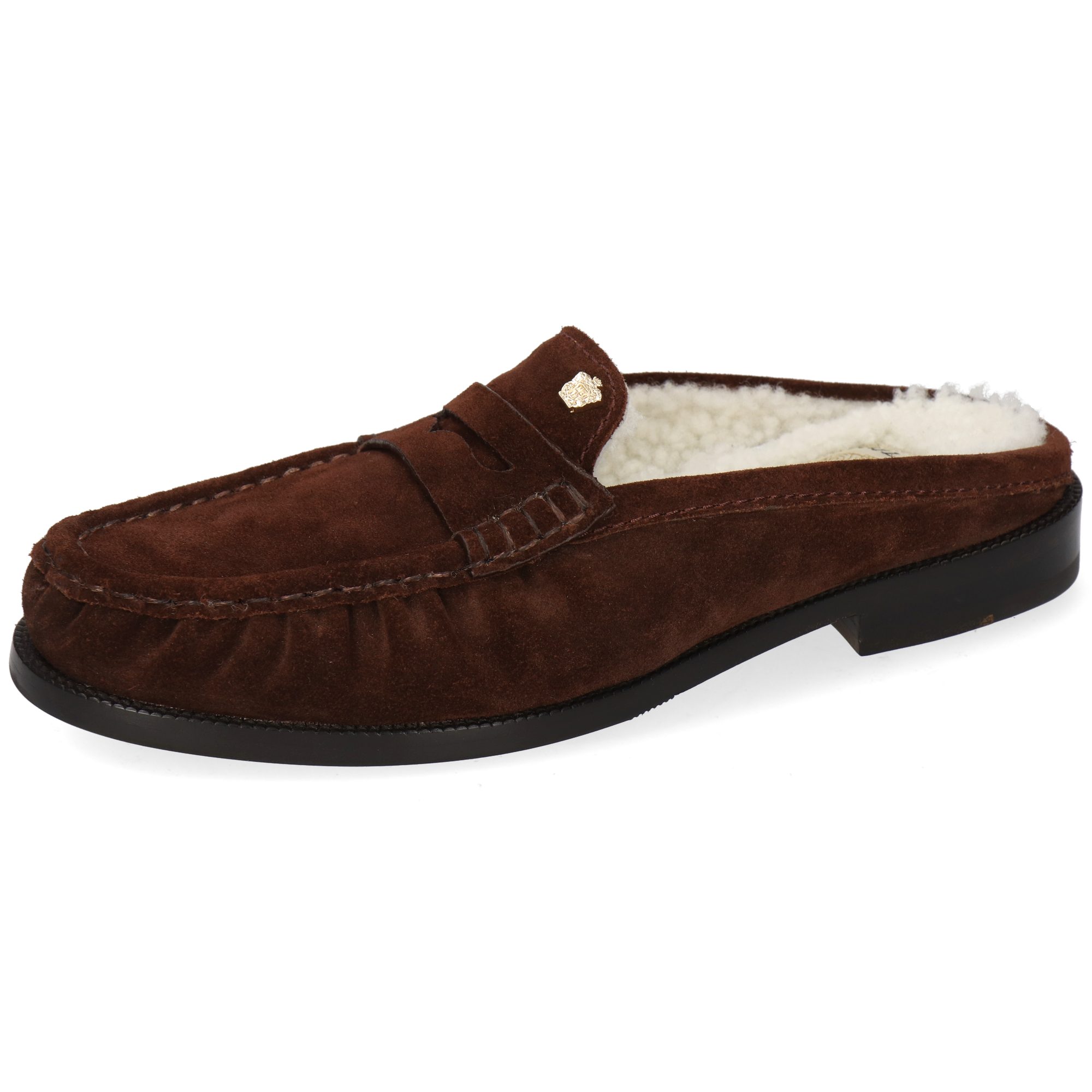 Melvin & Hamilton Kamilla 12 Leder-Pantoletten für Damen Pantolette Flache Absätze, Echtes Leder