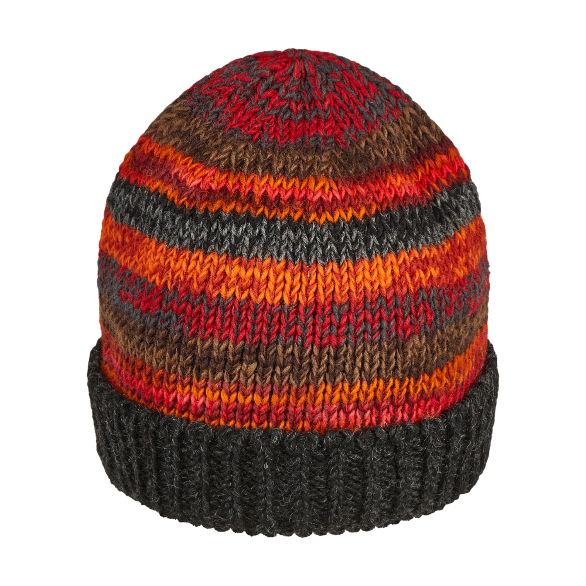 THC Natural Line Strickmütze THC Schafwoll Rollcap 815 (1 Stück, 1-St., 1 Stück) Innenfutter: Fleece
