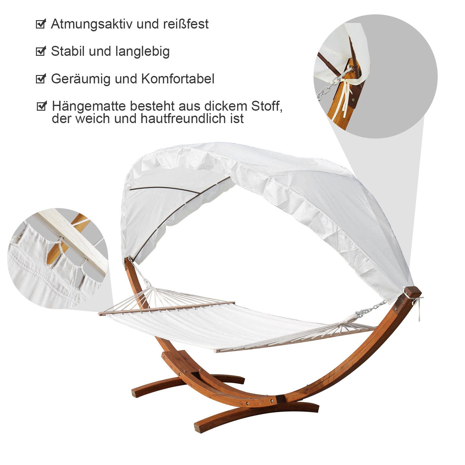 Clanmacy Hängematte Hängematte mit gestell 2 günstig online kaufen