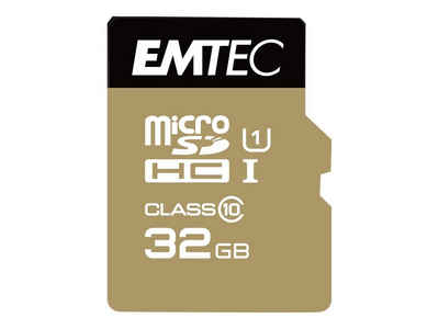 EMTEC EMTEC microSDHC 32GB Class10 Gold + Micro SD-Karte