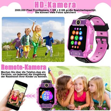 Avisto 4G Smartwatch für Kinder GPS, SOS, Kamera, Spiele, Wasserdicht, App Smartwatch (1.54 Zoll)