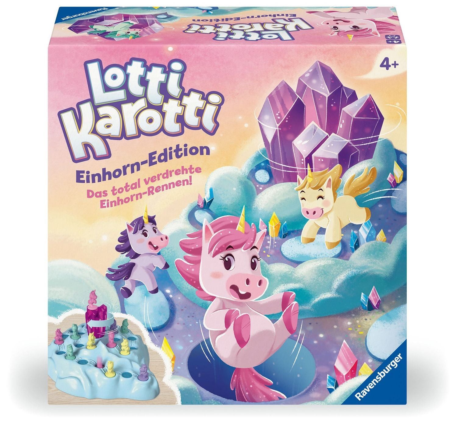 Ravensburger Verlag GmbH Spiel Lotti Karotti - Einhorn Edition - Kinderspiel ab 4 Jahre
