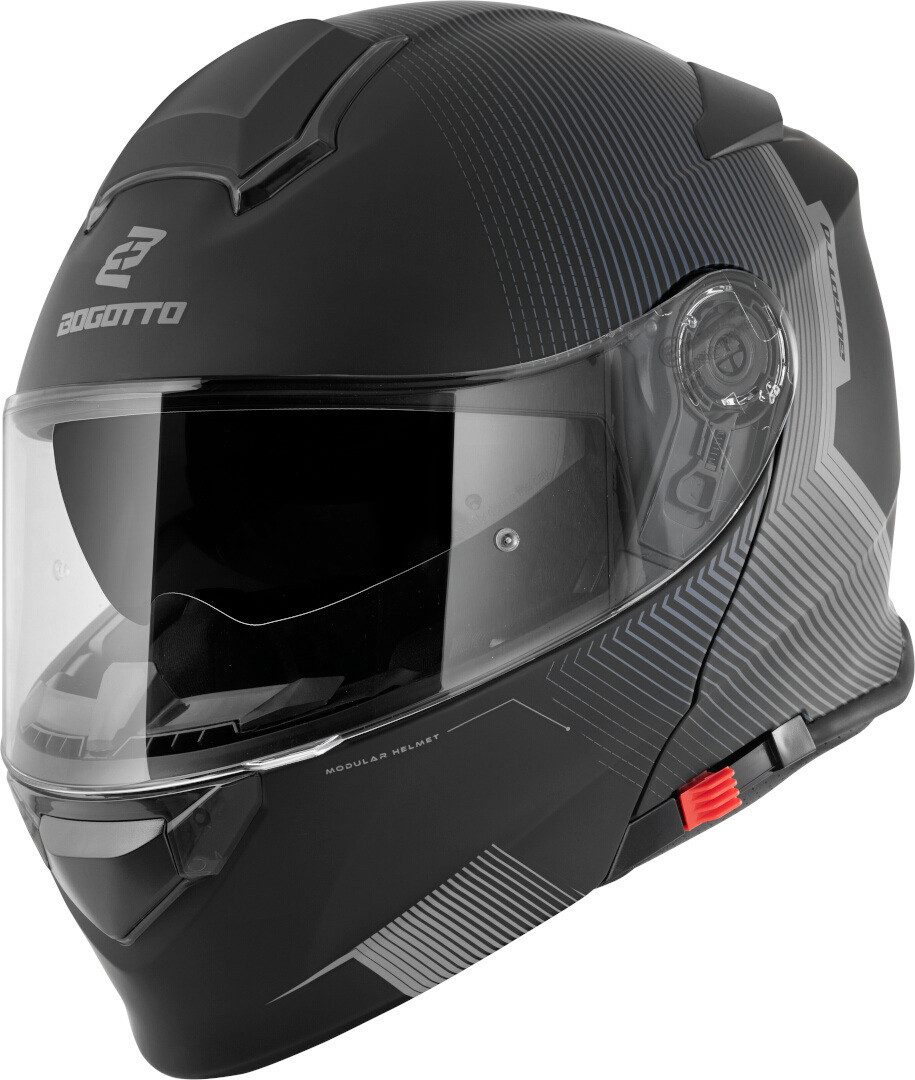 Bogotto Motorradhelm H271 Wayke Klapphelm, Vorbereitet Für Kommunikationssystem,geeignet Brillenträger,vorbe – Bild 3 von 5