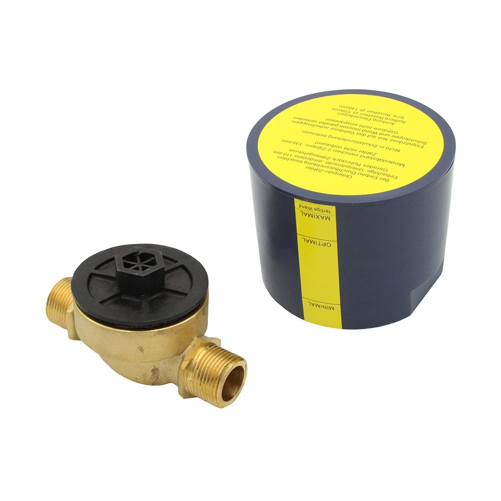 Wassergeräte Kaltwasserzähler Unterputzgehäuse 3/4" 18mm 110mm