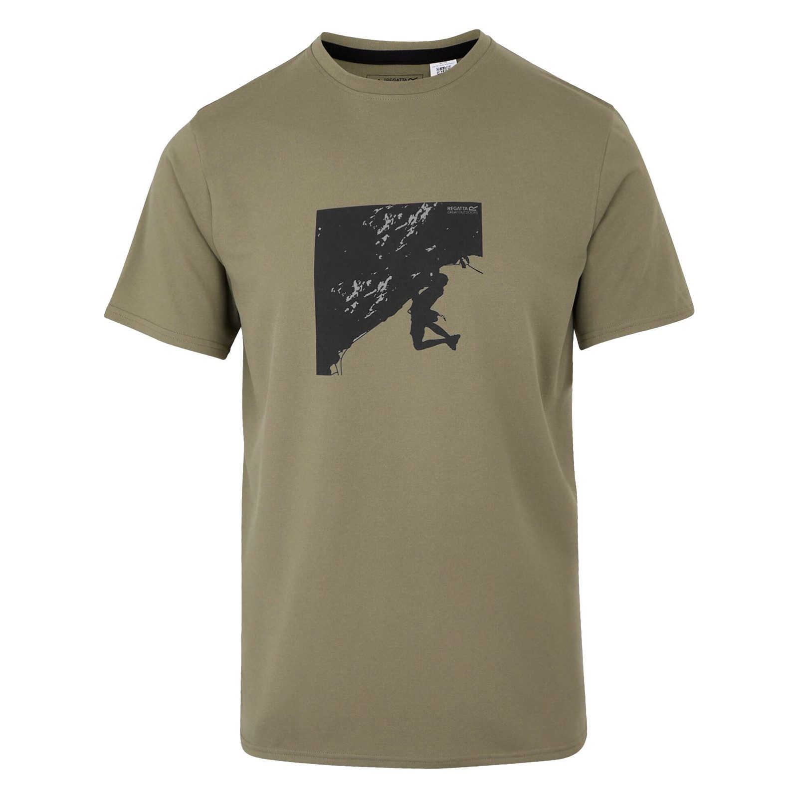 Regatta Funktionsshirt Fingal Stretch Herren T-Shirt mit Print günstig online kaufen