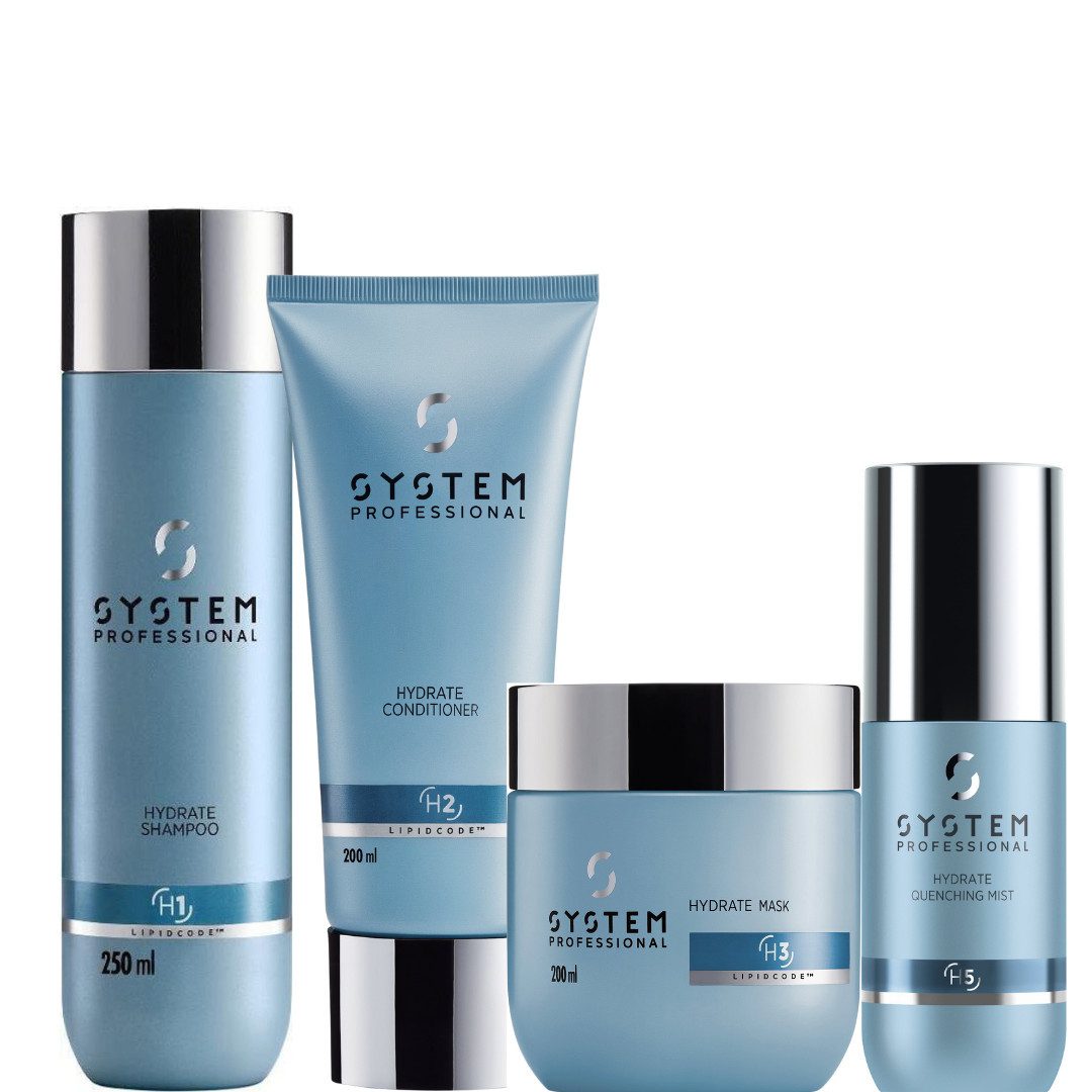 System Professional Haarpflege-Set Lipid Code Hydrate Kit, 4-tlg.