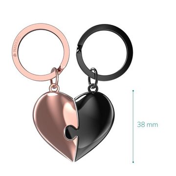 Navaris Schlüsselanhänger Liebespuzzle - Anhänger mit Zinklegierung - Keychain Handtasche (1-tlg)