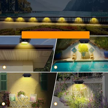 Home safety LED Dachrinnenleuchte 6Stk.40LEDs Solarlampen, Bewegungsmelder