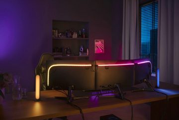 Philips Hue LED-Lichtsystem Play Gradient Lightstrip Starter Set+Bridge, Farbwechsler