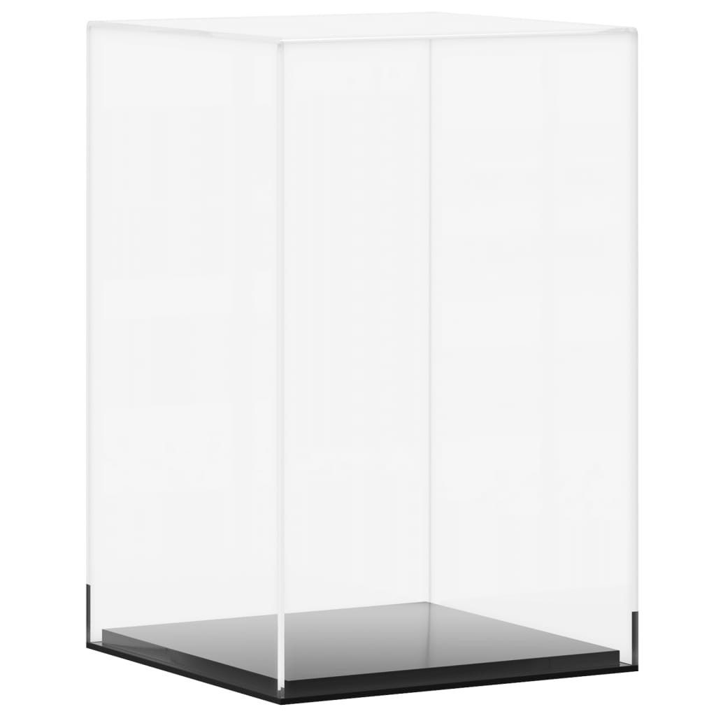 vidaXL Standfuß Vitrine Transparent 14x14x22 cm günstig online kaufen