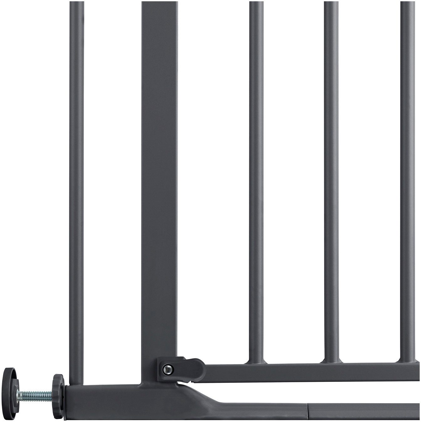 Hauck Türschutzgitter Clear Step 2, Dark Grey, auch als Treppenschutzgitter günstig online kaufen