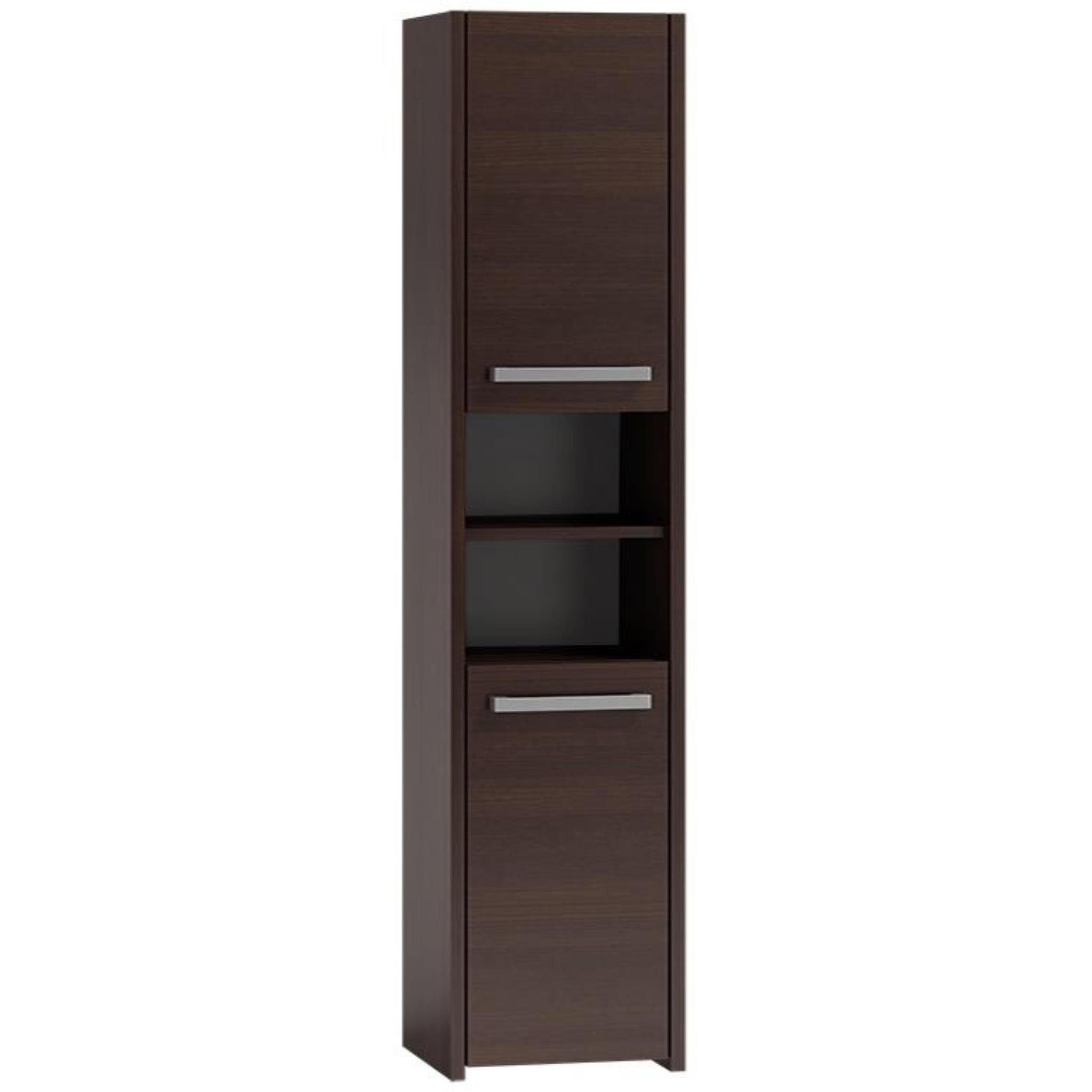 Beautysofa Hochschrank Lago Artisan, (40 (BxHxT) Fächer, cm (Weiß, cm Badschrank, III mit 2-türig Wenge, breit Sonoma, 40x170x30 6 Badschrank, Anthrazit)