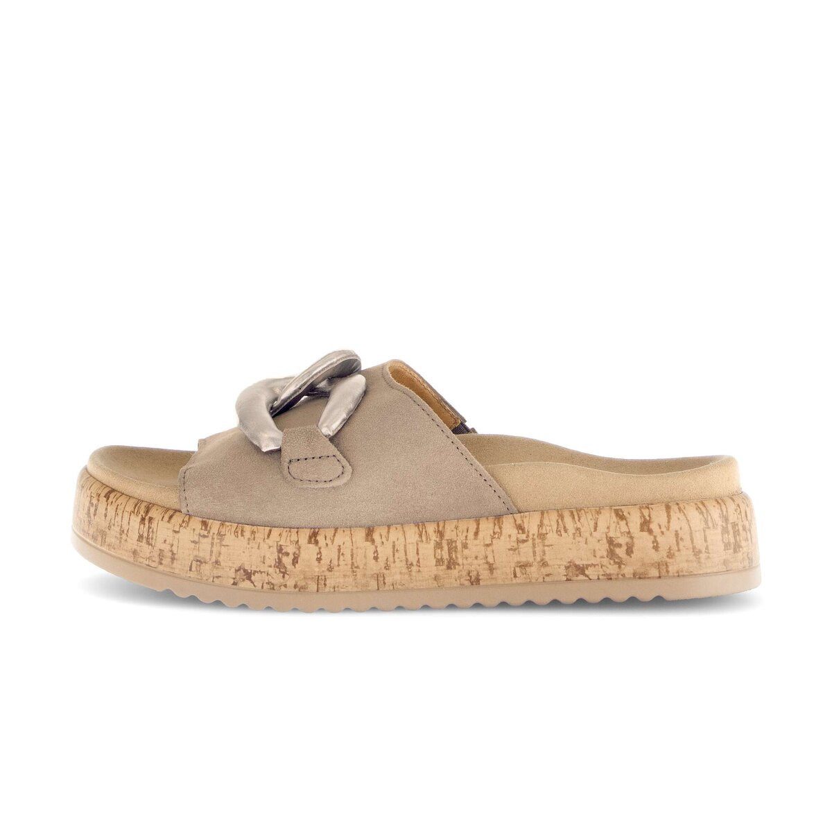Gabor Pantolette Materialmix Leder Pantolette günstig online kaufen