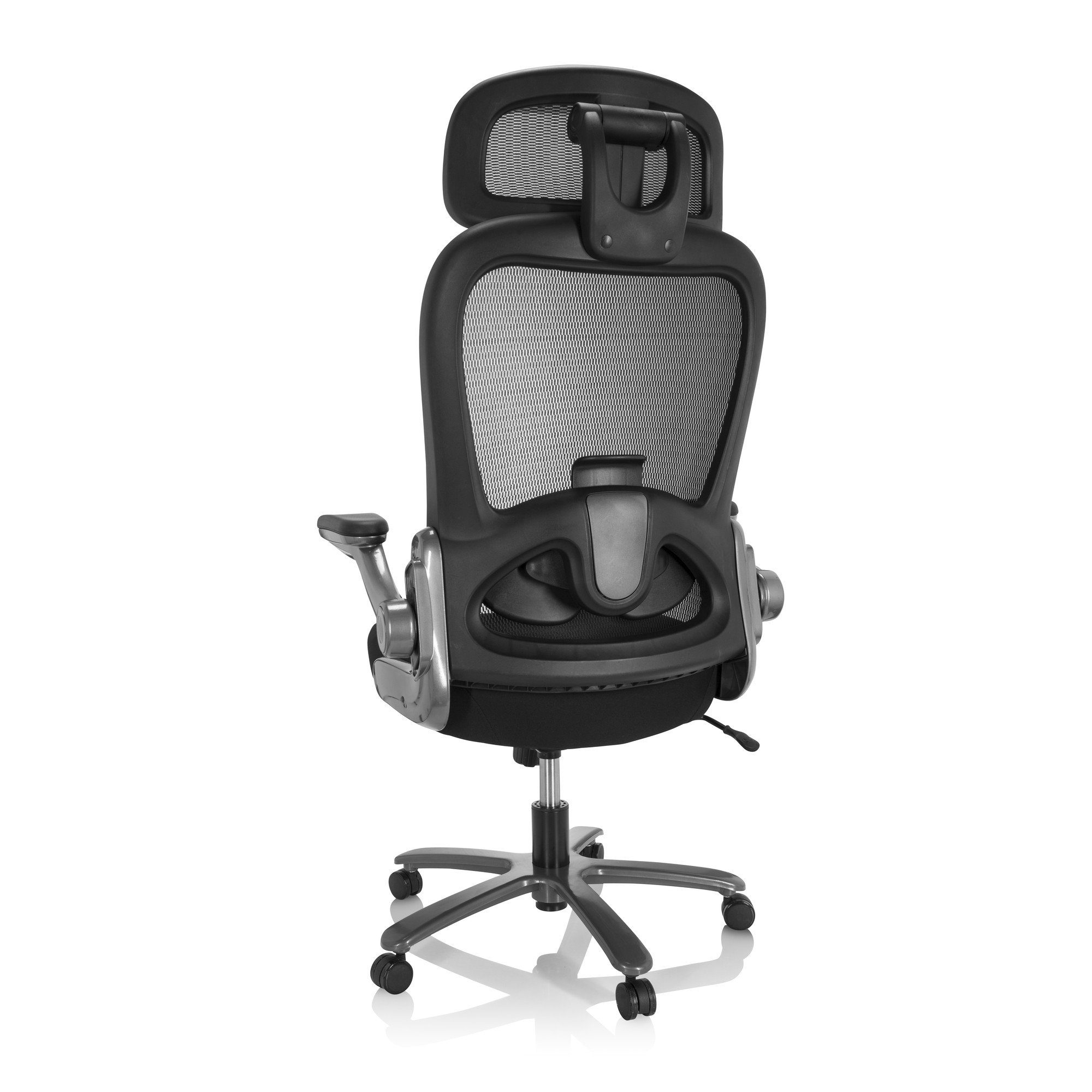 ergonomisch OFFICE hjh Chefsessel Bürostuhl Drehstuhl PRO St), I T Stoff/Netzstoff Drehstuhl INSTRUCTOR (1 XXL