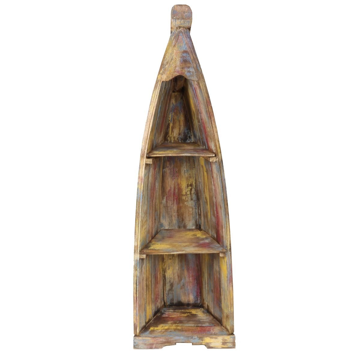 Oriental Galerie Standregal Boot Regal 148 cm Multicolor mit Steg Mittel – Bild 2 von 4