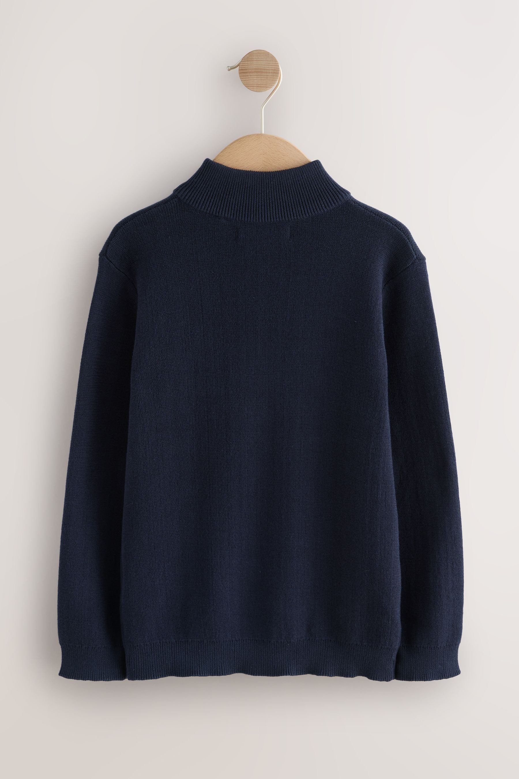 Next Troyer Pullover mit 1/4-Reißverschluss (1-tlg)