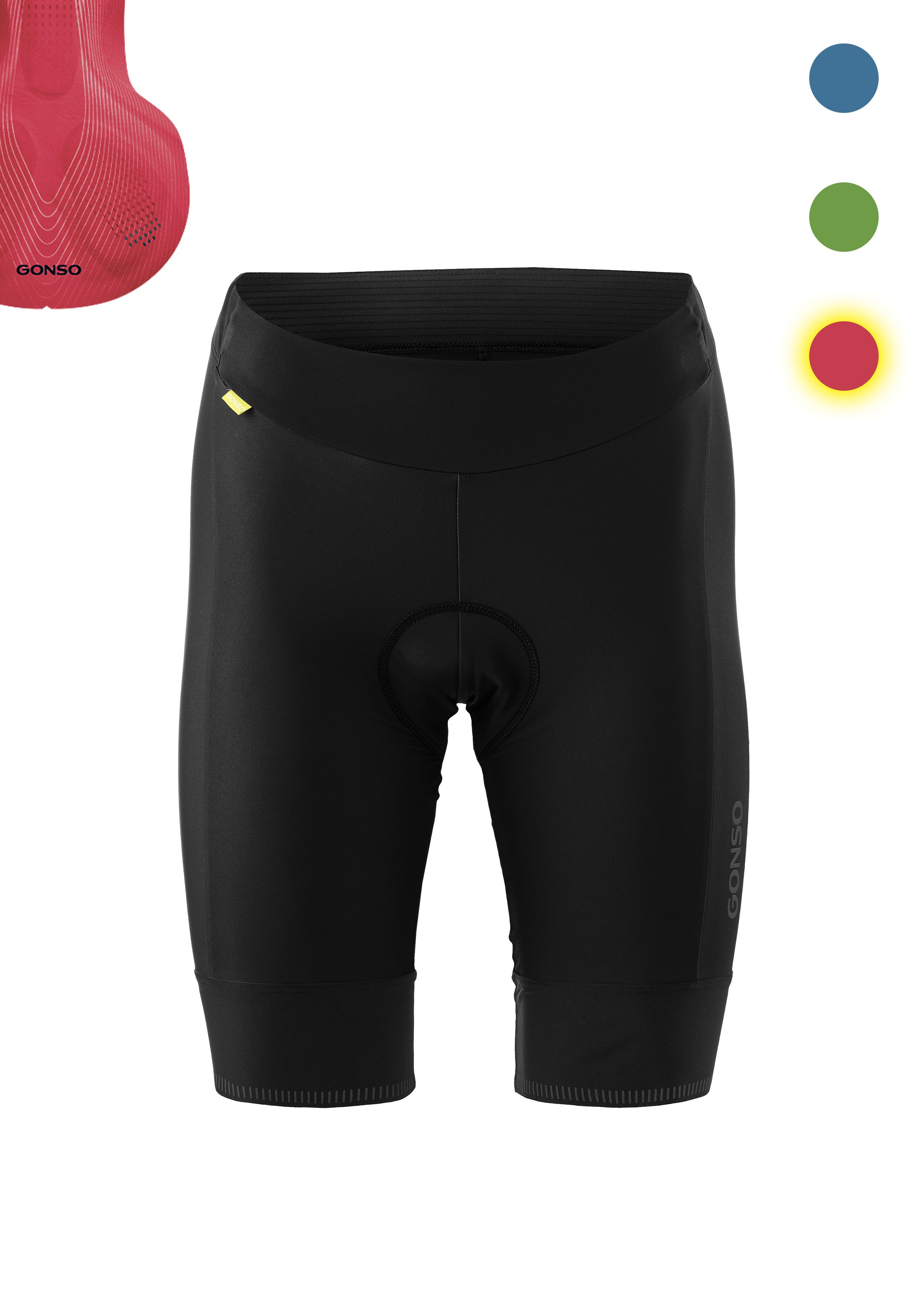 Gonso Fahrradhose SITIVO W Damen Radhose, Radlerhose mit speziellem Sitzpolster, Tight Fit