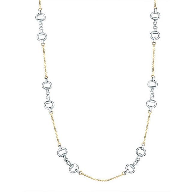 Rafaela Donata Collier silber/gelbgold, aus Metall-Legierung