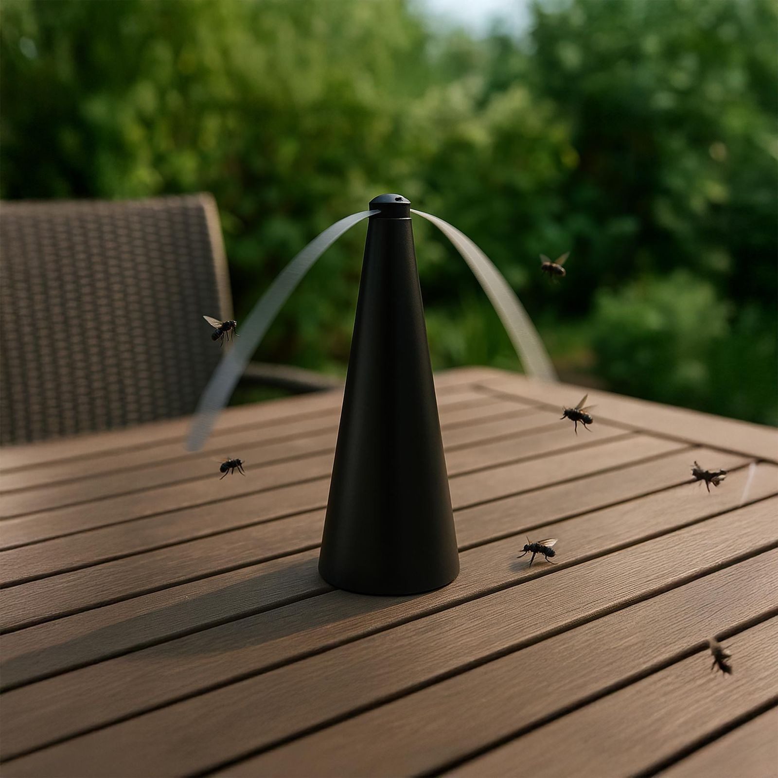 Gravidus Insektenabwehrgerät Insektenventilator 2‑Flügel schwarz geräuschar günstig online kaufen